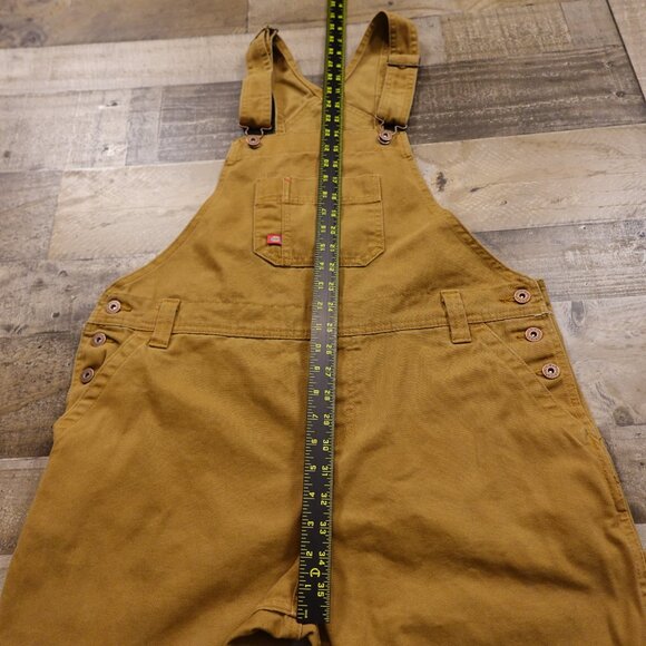 Dickies Duck Canvas Overalls Women’s Medium Brown Workwear Utility - Picture 8 of 13